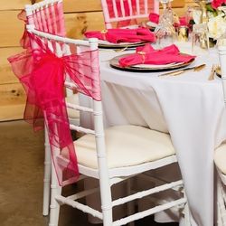 121 Organza Chair Sashes 