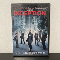 Inception DVD Movie Leonardo DiCaprio Christopher Nolan Cillian Murphy 2010