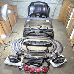 Mercedes Benz GL Bumper Body kit Facelift Headlights 2013-2016 NEW AMG GLS63 2019 W166 GL450 GL550