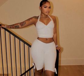 White two piece set
