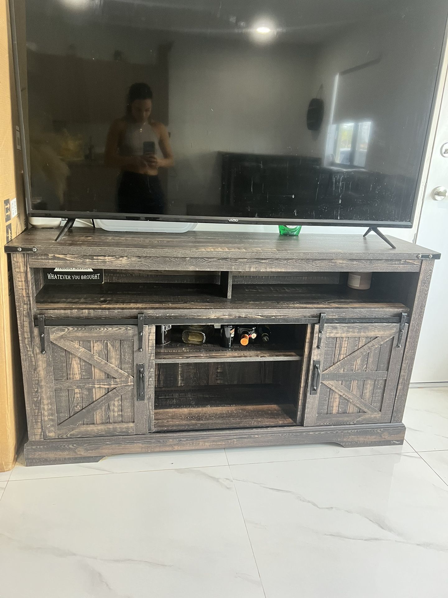Farmhouse Tv Console Table And Coffee Table