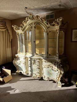 SILIK ITALIAN SHOW CASE DISPLAY CHINA CABINET ITALY ROCOCO BAROQUE FRENCH 