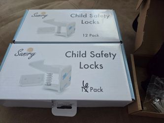 Suniry Child Safety Locks 12-Pack (x2)