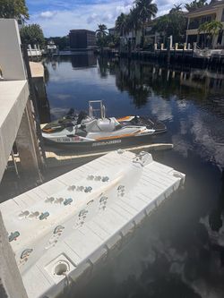 Jet Ski Dock w/ poles