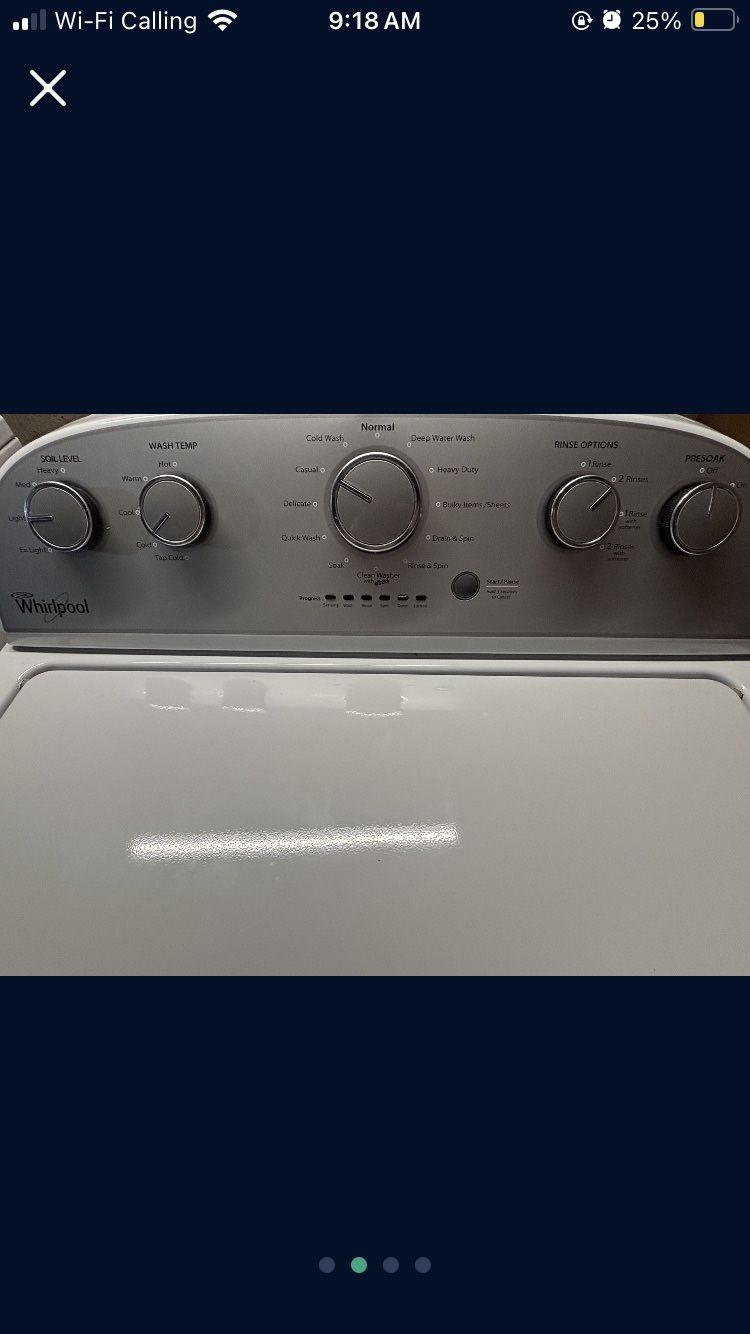Whirlpool Oversized Washing Machine - Great Condition - Pick Up Only
