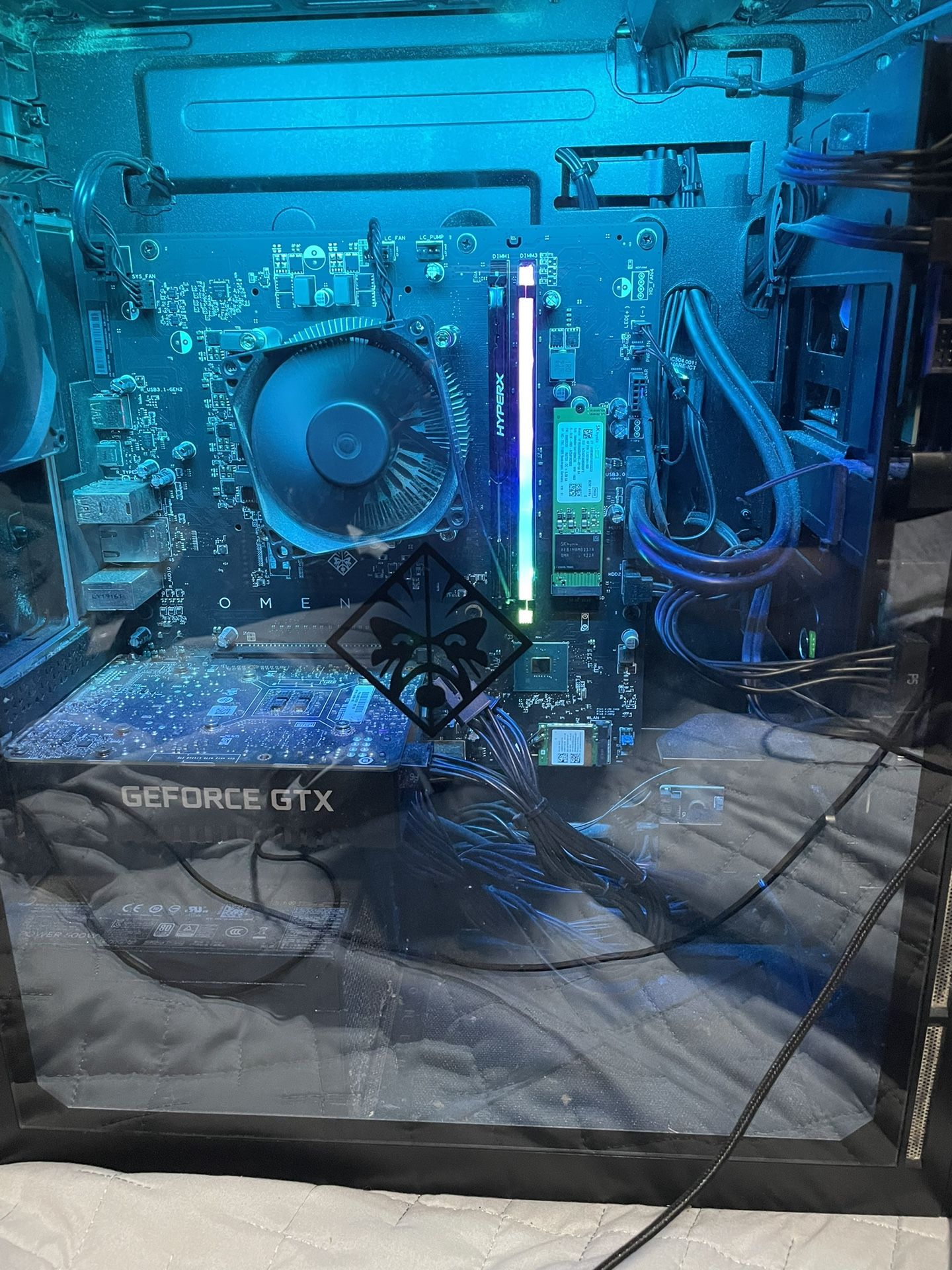 omen gaming pc with rgb. pc only