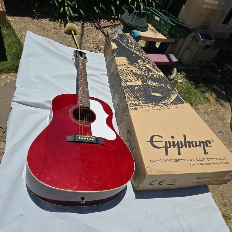 Epiphone Acoustic Guitar. Model 1963 EJ 45/WR. for Sale in Moreno 