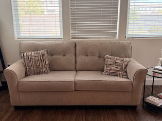 Matching Sofa & Loveseat Set – Excellent Condition – $450