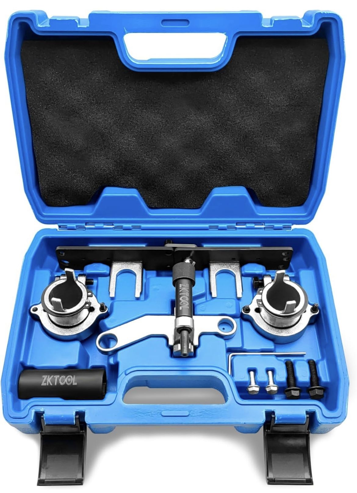 ZKTOOL Engine Timing Tool kit Camshaft Aligning Locking Crankshaft Pulley Holding Tool for GM Onix/Tracker/Chevrolet 1.0 12V 3 cylinders 1.2 12V Ecote