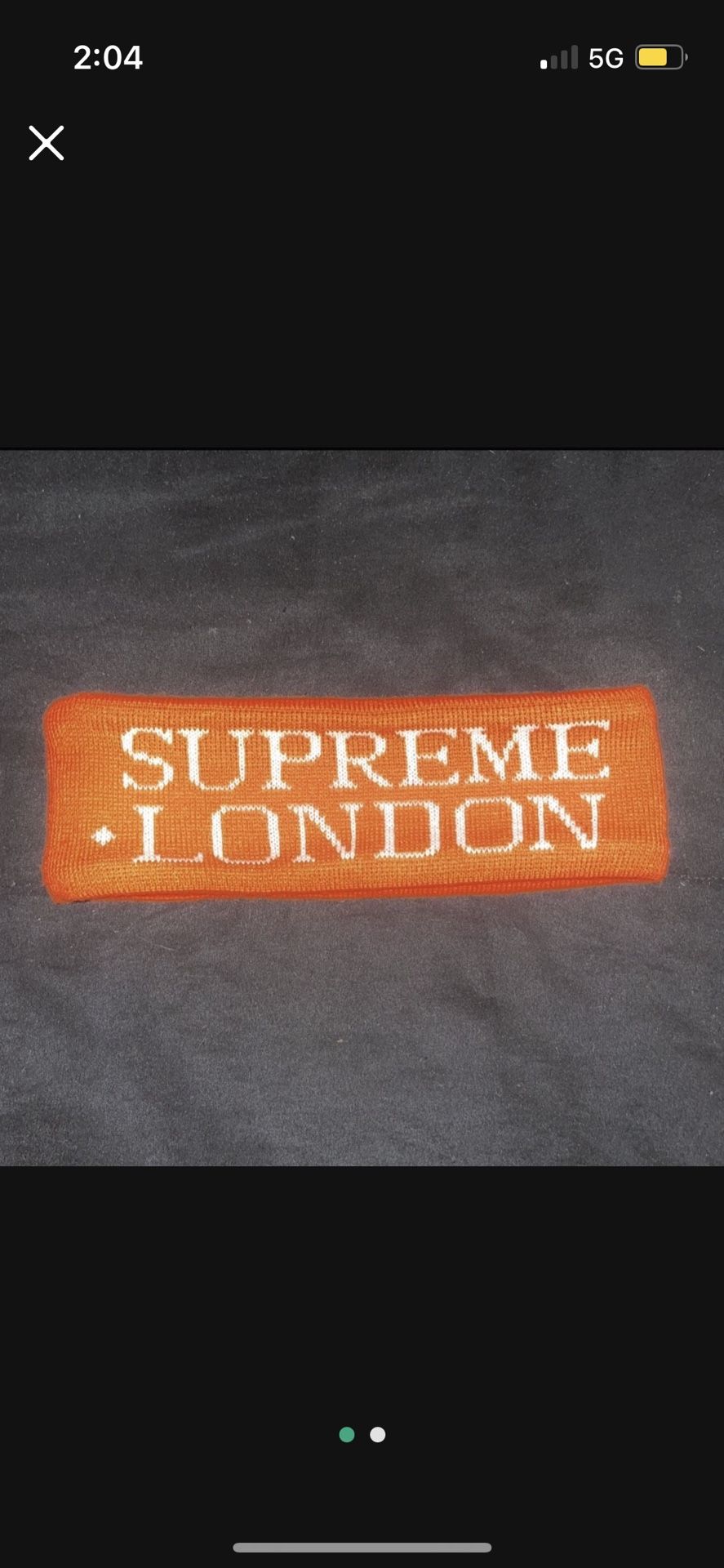 Supreme Orange Headband