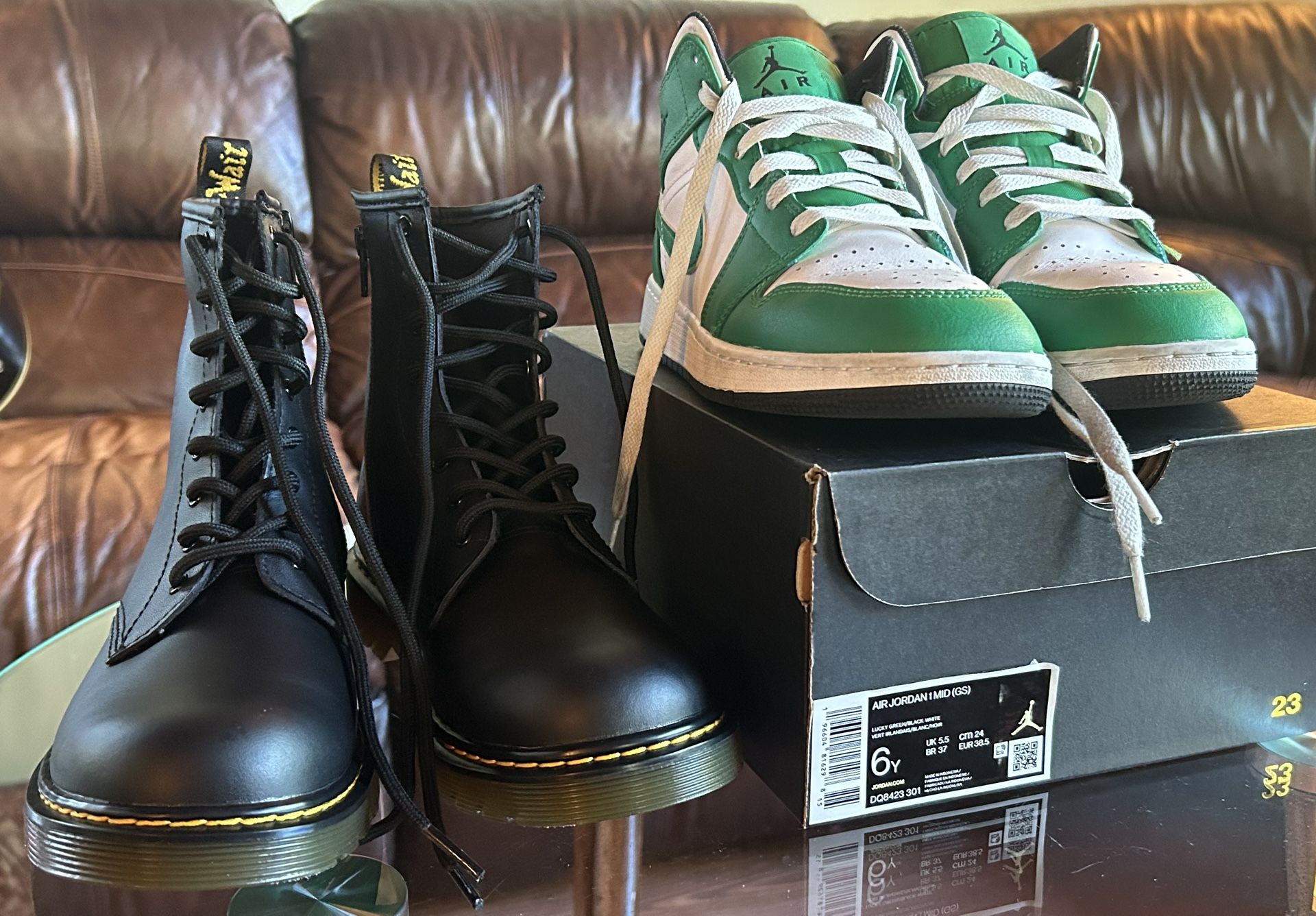 Doc Marten and Nike Air Jordan Combo