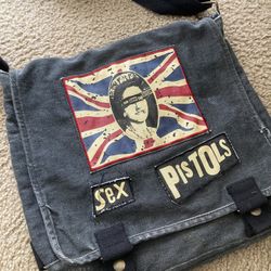 *RARE* Sex Pistols Denim Messenger Bag