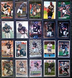 Chicago Bears Legends Card Lot