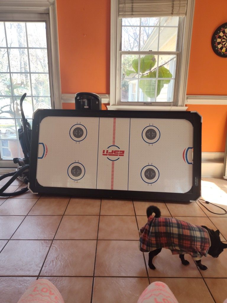 Air Hockey Table Top With Table Tennis Top