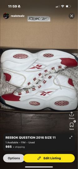 REEBOK QUESTION SIZE 11