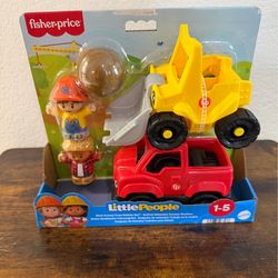 NEW little people work around town vehicle set