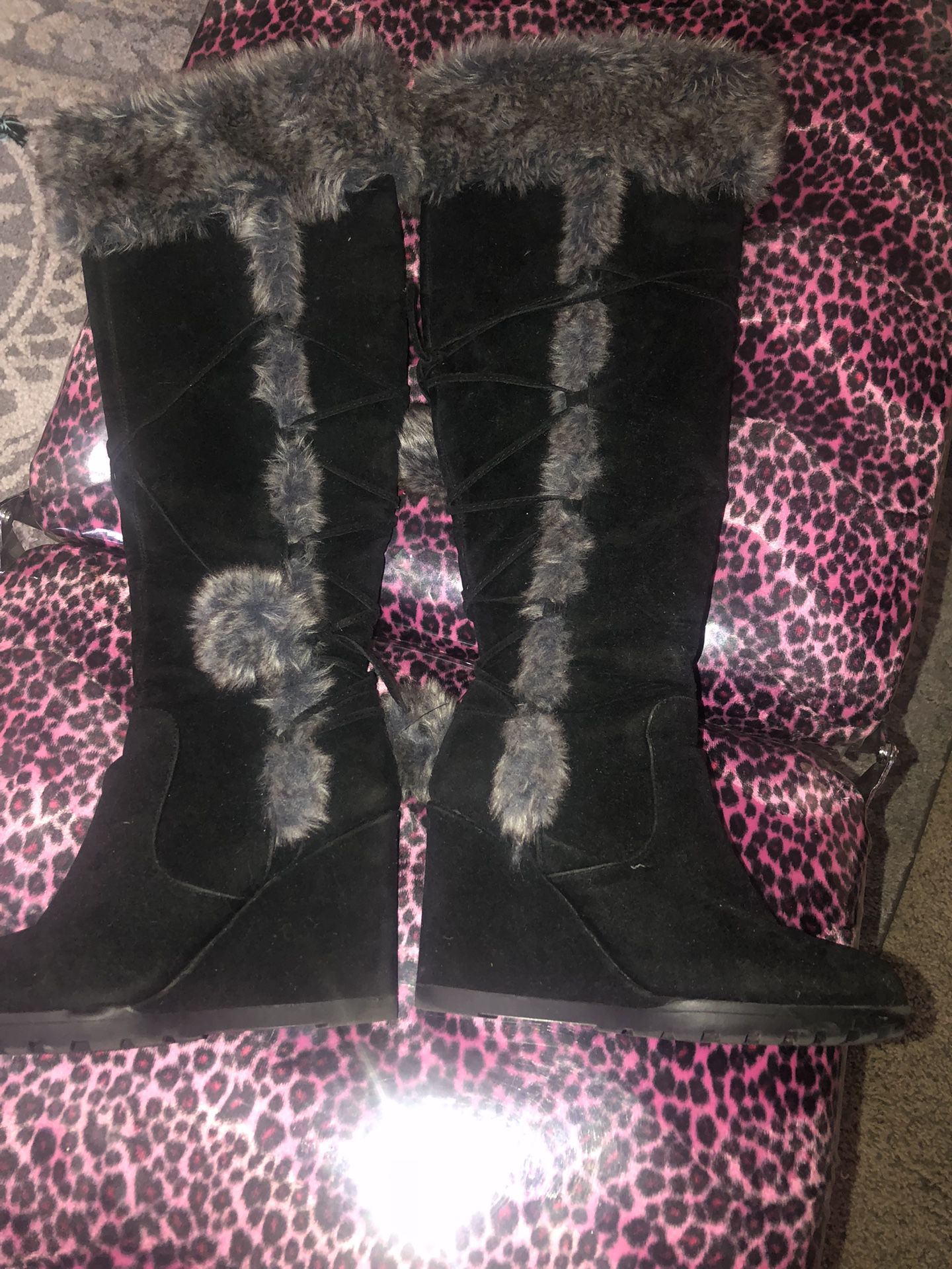 Shebedazzle Thigh High Boots
