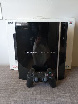Sony Ps3 PlayStation 3 80Gb Like New Condition With Box 