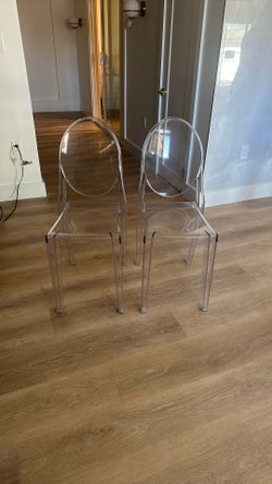 Two Acrylic Chairs