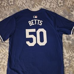 New Mens Size Small Betts  Dodgers Jersey 
