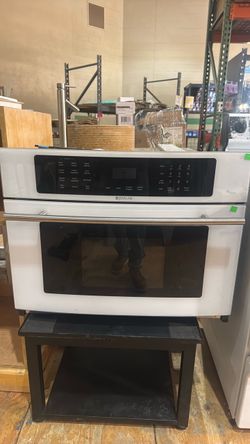 Jenn-Air White Wall Oven with Microwave