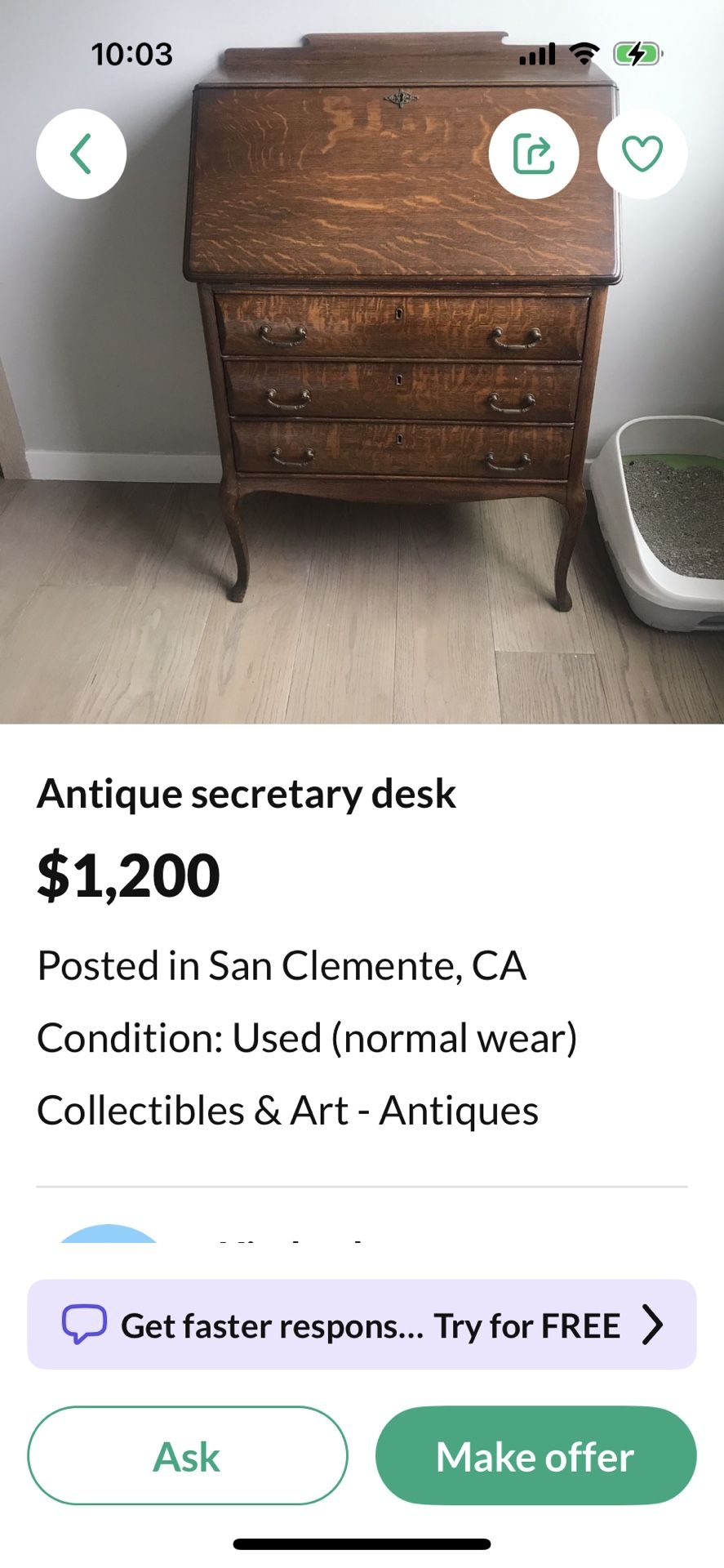 Ralph Lauren Coffee Table And End Table, Breakfast Front, Antique Dresser, Retired Henkle Harris Mahogany Bedroom Set And More.