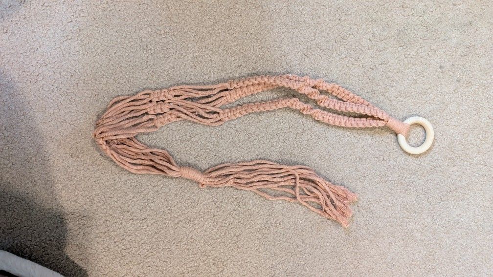 Small Macrame Plant Holder