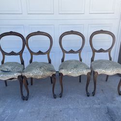 Four Antique Chairs Made In Italy