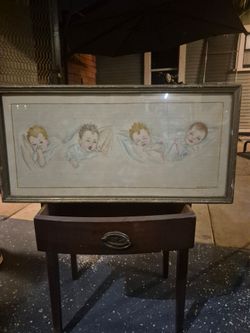 Vintage nursery art