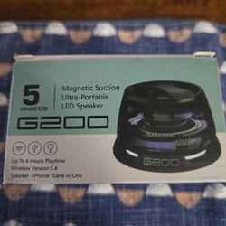 Magnetic Suction Ultra LED Portable Speaker 
