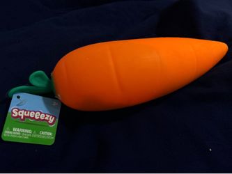 Squeezy carrot squishy