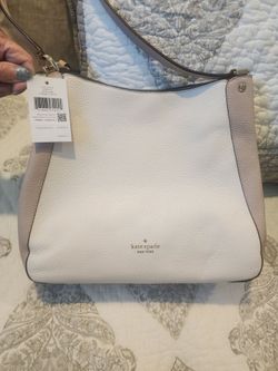 NWT Kate Spade Md. Triple Compartment Pebble Leather Bag