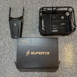 Super 73 Rear Rack Z Series and Modular Cargo Crate with net