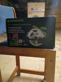 Greenworks 7 1/4 Corded Circular Saw