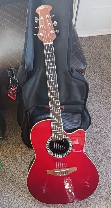 Applause By Ovation Electric Acoustic Guitar Excellent Condition Pro Setup