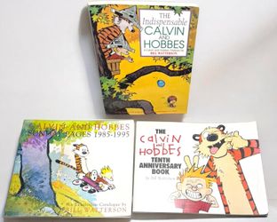 Calvin and Hobbes Book Bundle Lot of 3 Bill Watterson Paperback Comics