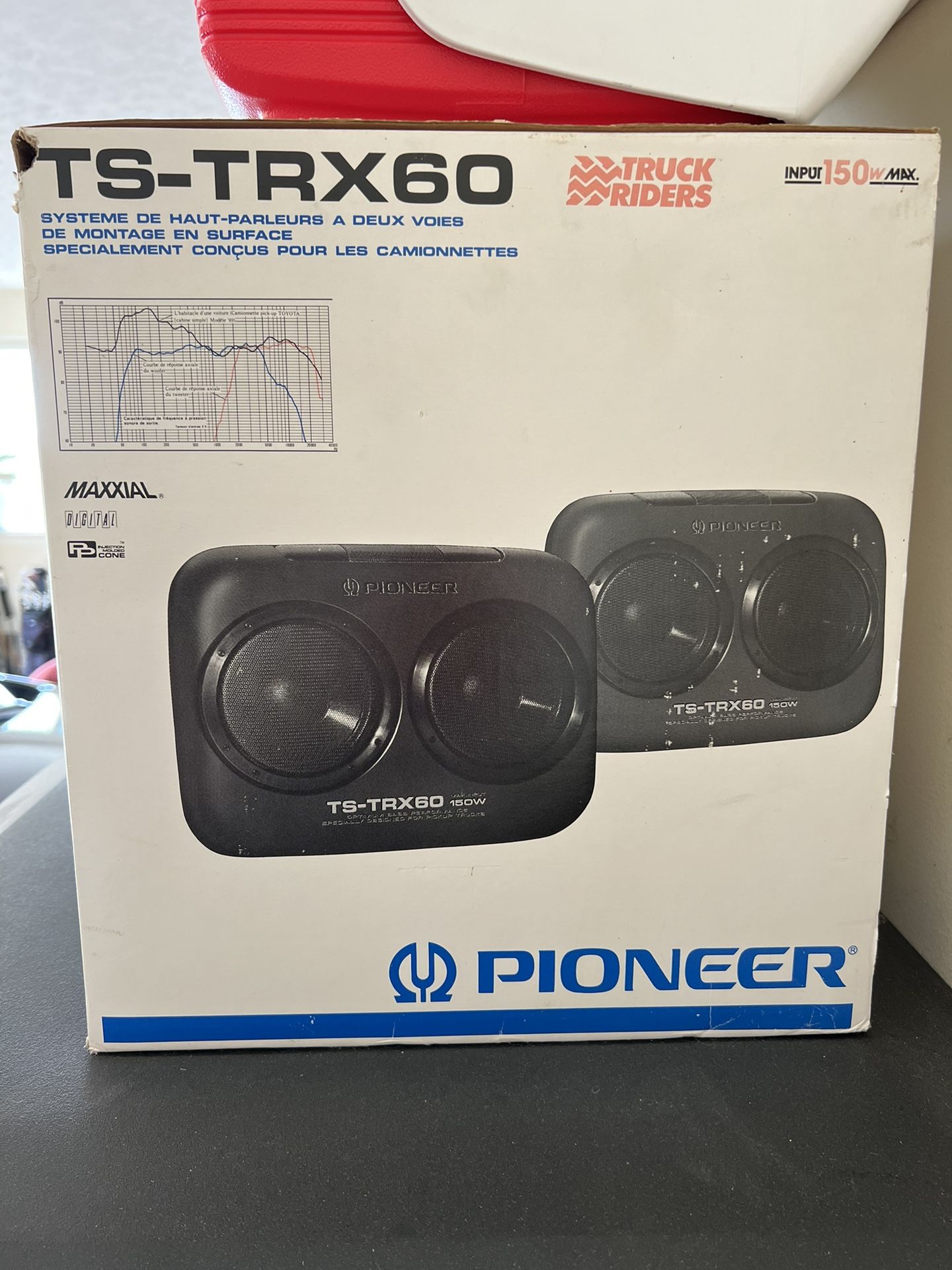 Vintage Pioneer Truck Speakers TS-TRX60