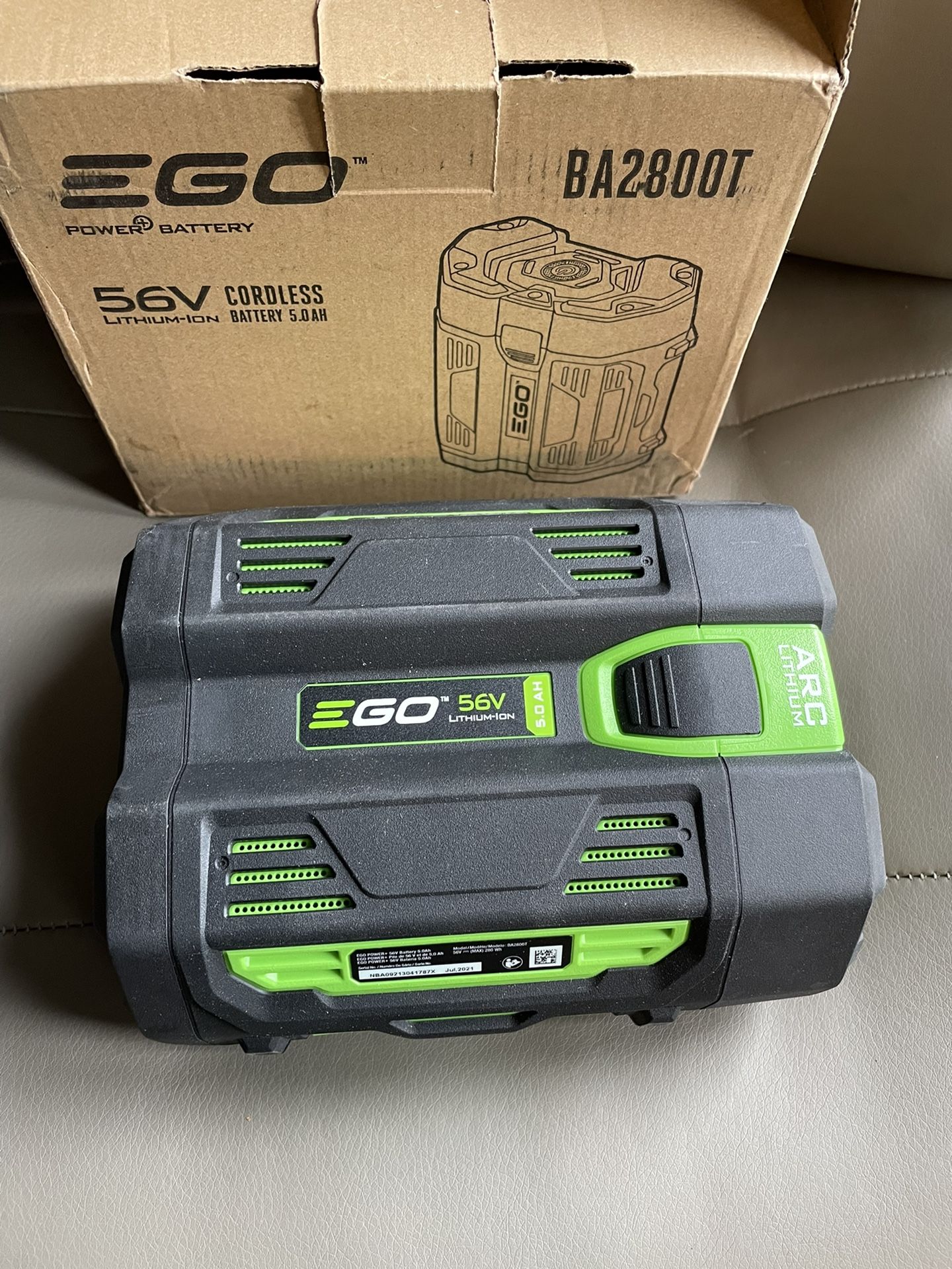 EGO BA2800T 56 V 5 Ah Lithium-Ion Battery 1 pc