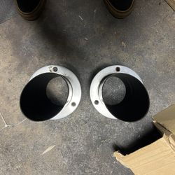 Stainless Thru Transom Exhaust Tips
