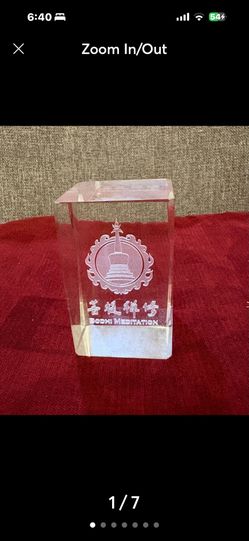 Amulet Mascot 3D Laser Crystal Decoration/ Paperweight-2”x2”x3”