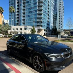 2020 black BMW 330i 