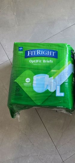 FITRIGHT ADULT BRIEFS SIZE LARGE