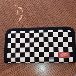 Vans Wallet (Black And White)