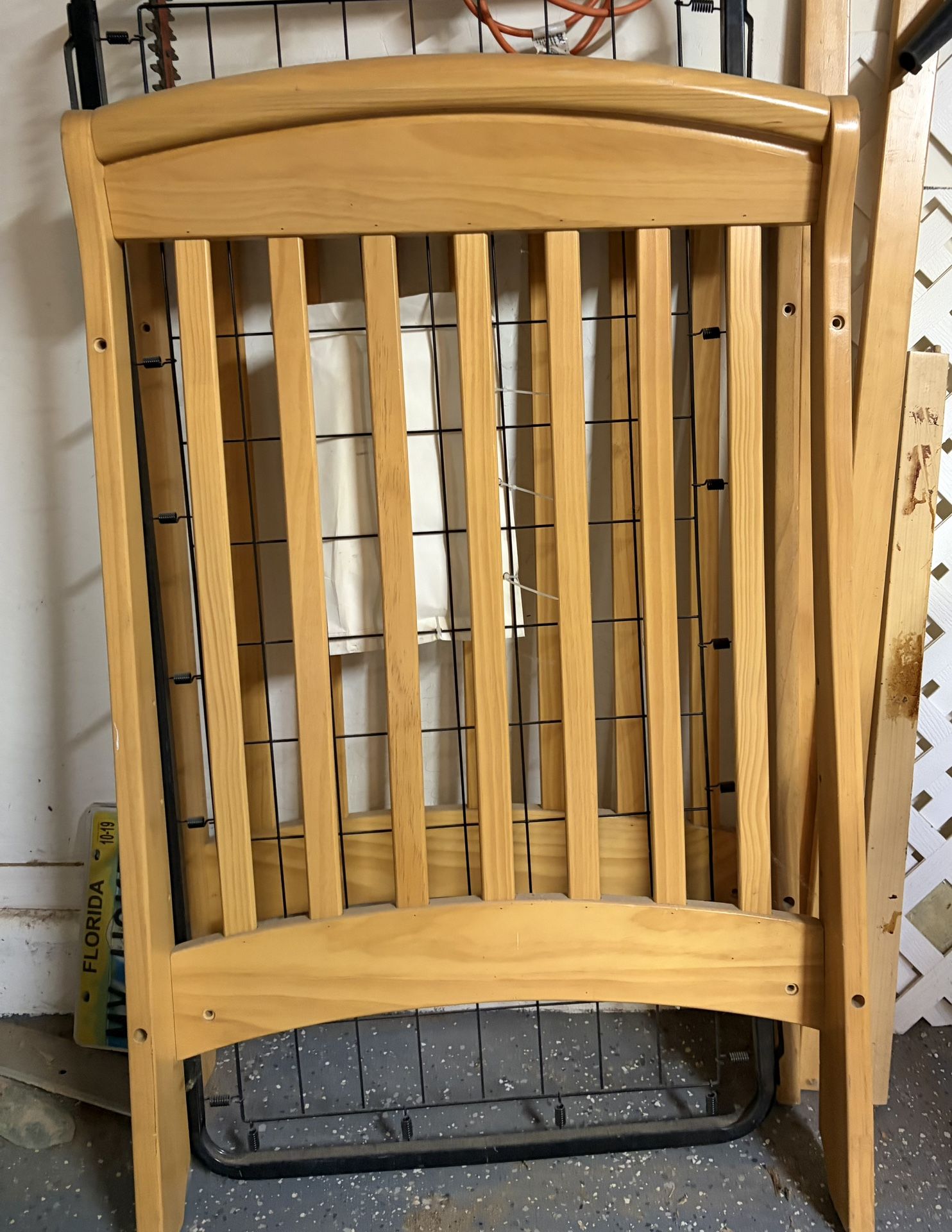 Crib And Changing Table