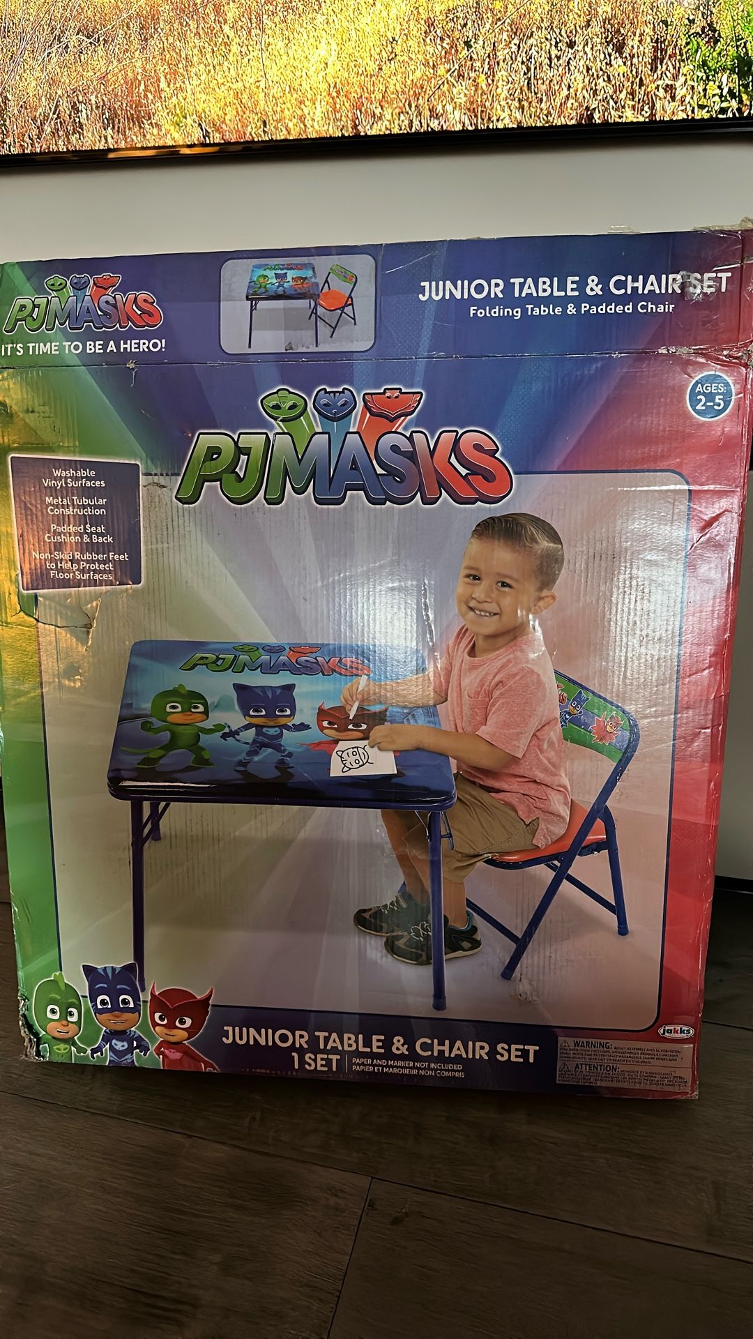 Toddler Table And Chair PJ Masks