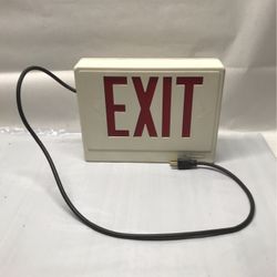 Lithonia Exit Sign Plug In Light Up Man Cave