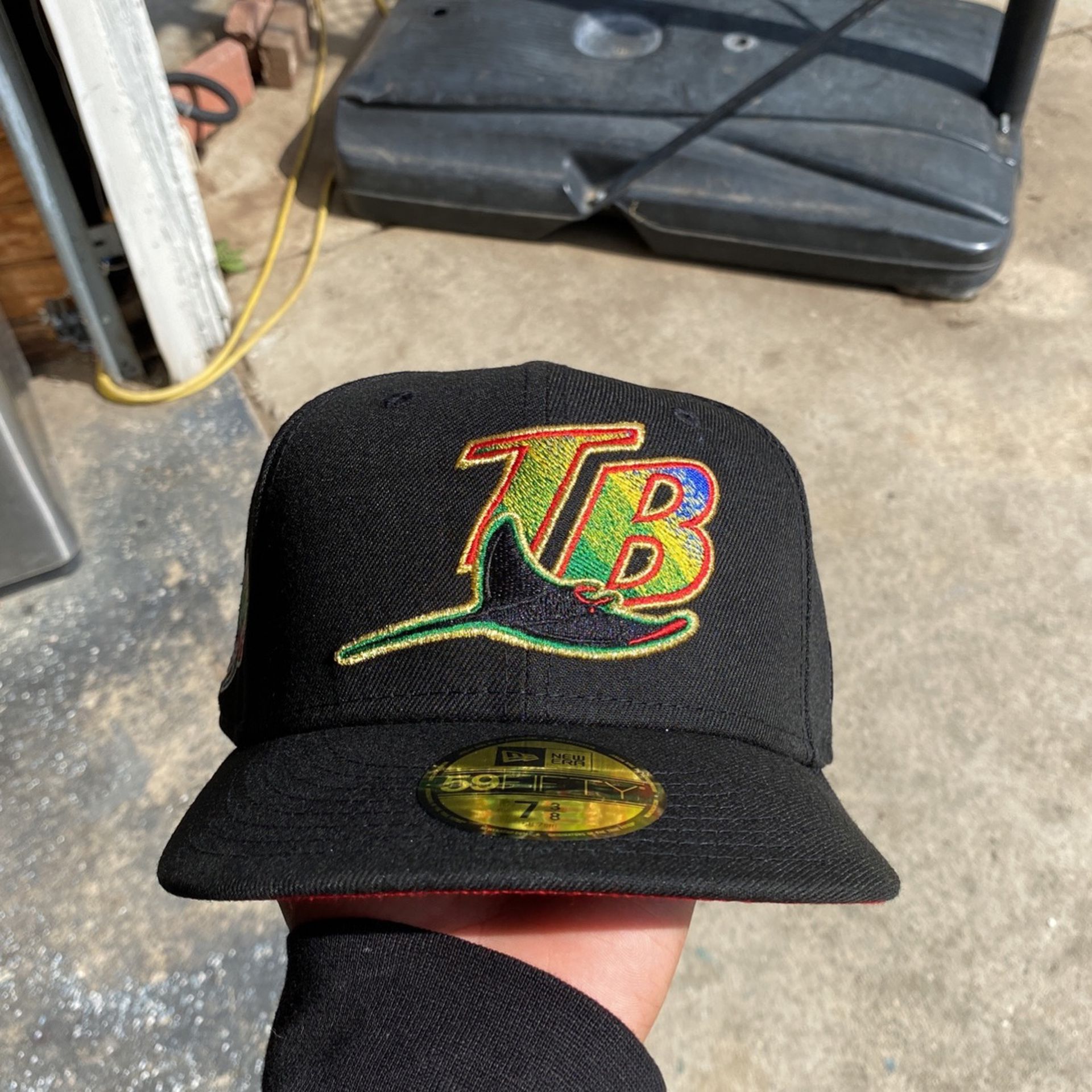 Tampa Bay Hat With Side Patch (limited Edition *Glow In The Dark Patch* 73/8