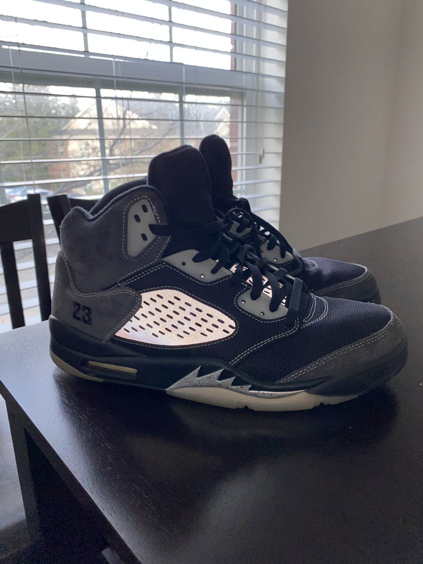 Jordan Anthracite 5s Size 12