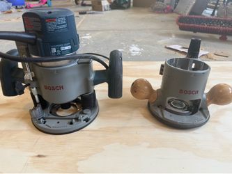 Bosch 1617EVS Router + Fixed & Plunge Base
