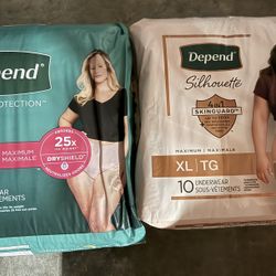 🔥 Depend Adult Underwear XL – 2 Packs for $15 🔥